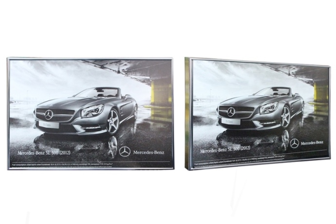 Aluminium Frame-Showroom Mercedes-Benz